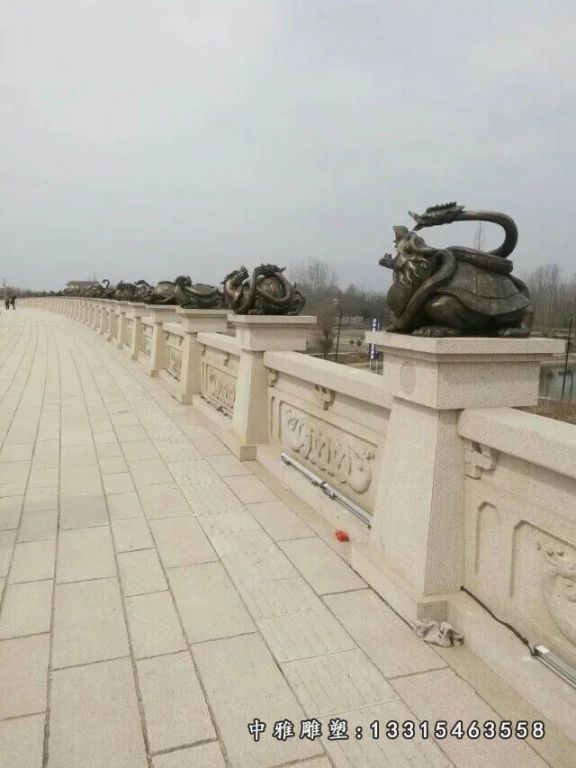 广场动物铜雕龙龟