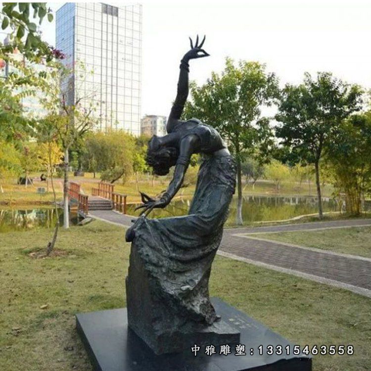 铜雕广场美人鱼雕塑