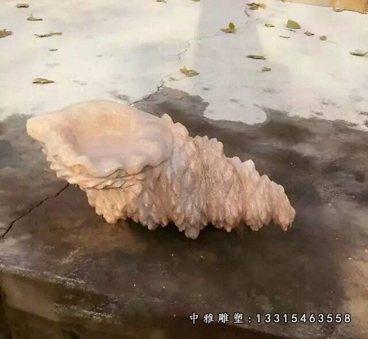 海螺石雕，仿真海螺石雕