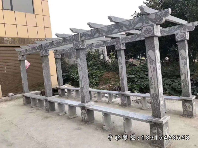 公园石雕长廊雕塑
