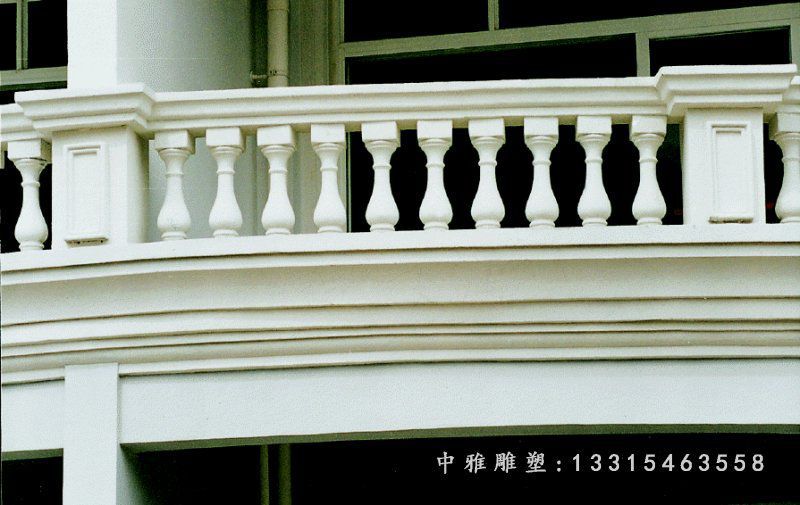 汉白玉石栏杆，别墅栏杆雕塑