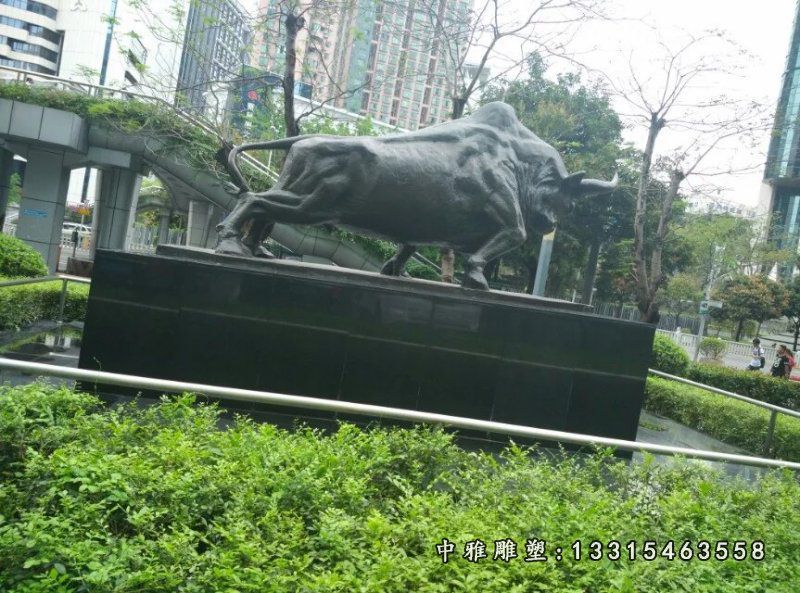 铜雕牛，拓荒牛铜雕 (2)
