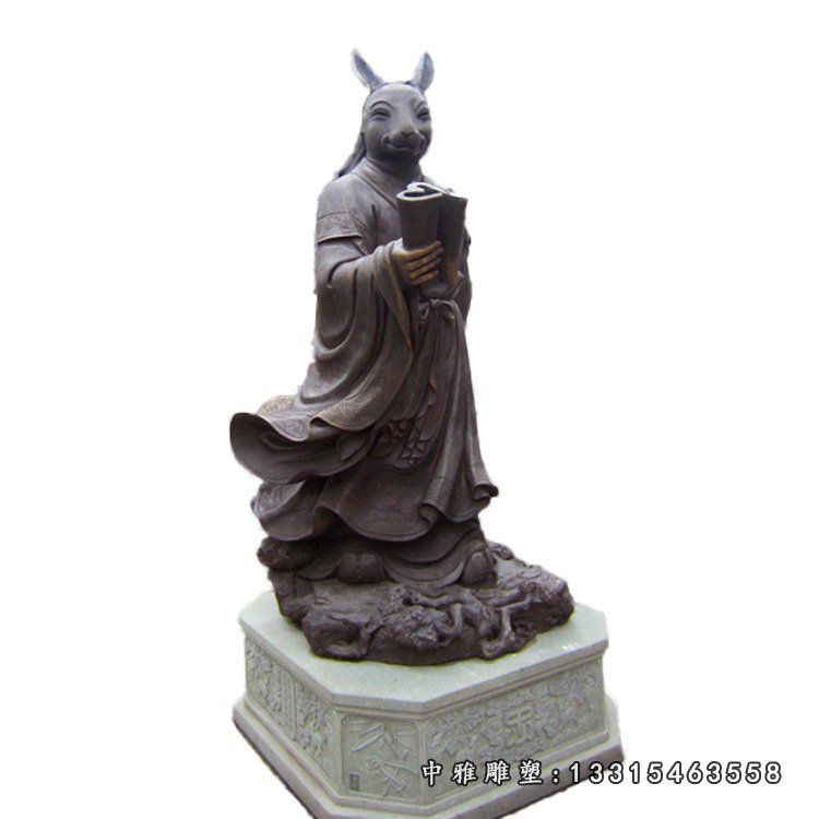 厂家现货供应生肖守护神铜像摆件 定制十二生肖守护神龙虎牛摆件59912