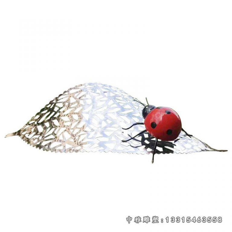 瓢虫动物不锈钢摆件
