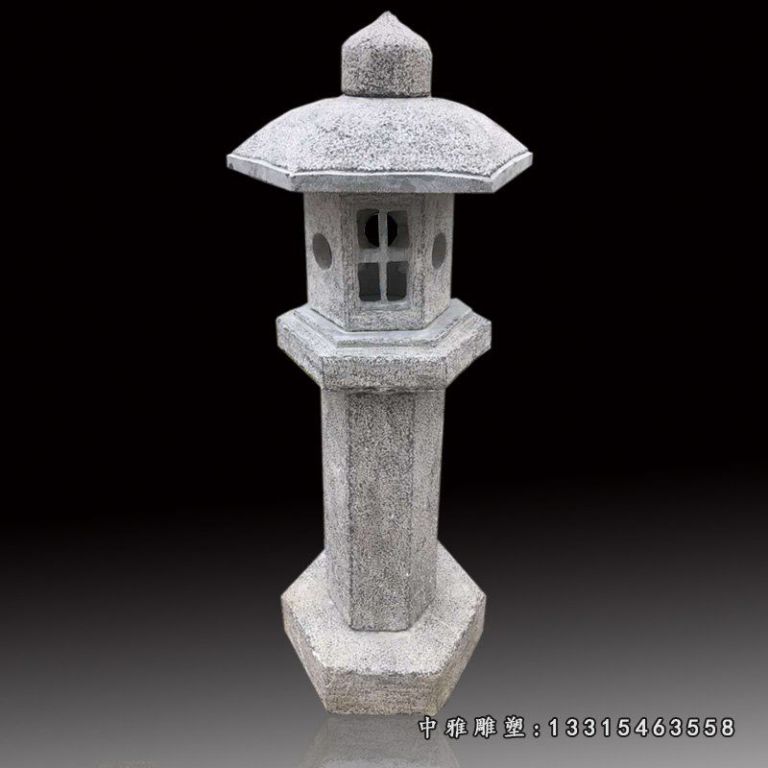 仿古石灯 公园照明石雕灯 (6)