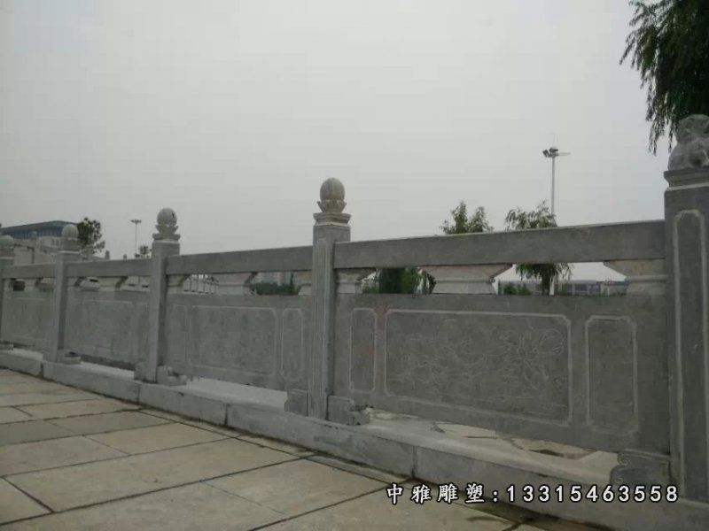青石栏板，石雕栏板栏杆 (12)