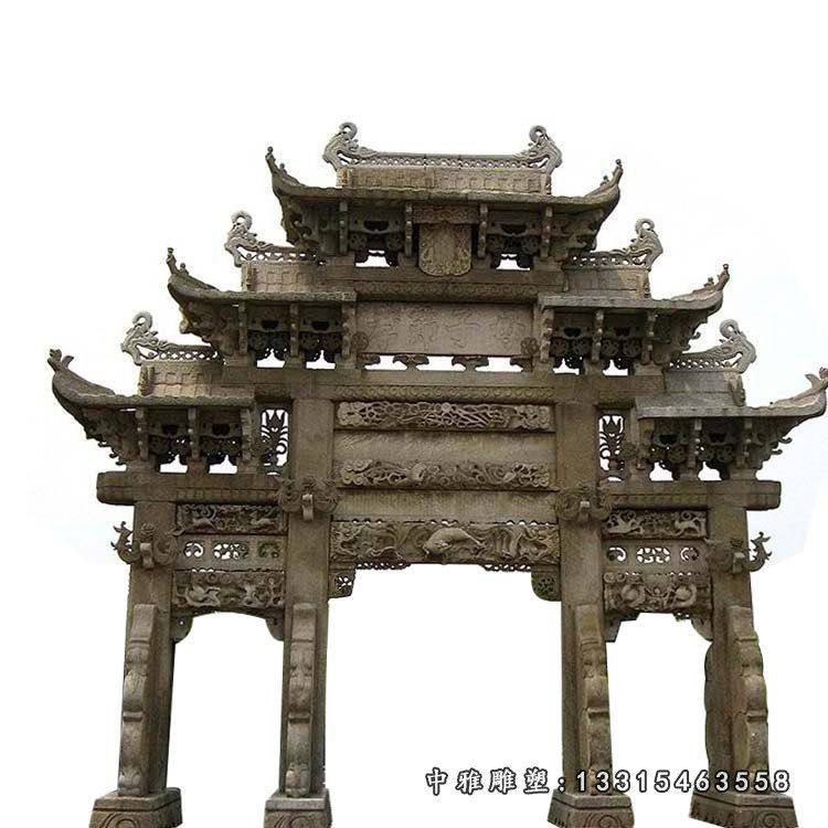 大型石雕景观牌坊