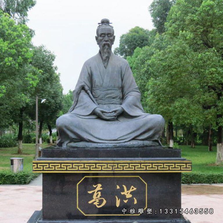 李时珍铜半身像 华佗 孙思邈 张仲景 定制名人胸像雕塑摆件54094
