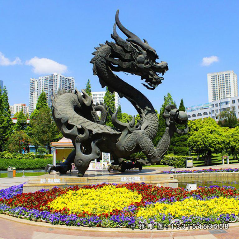 龙铜雕 (4)
