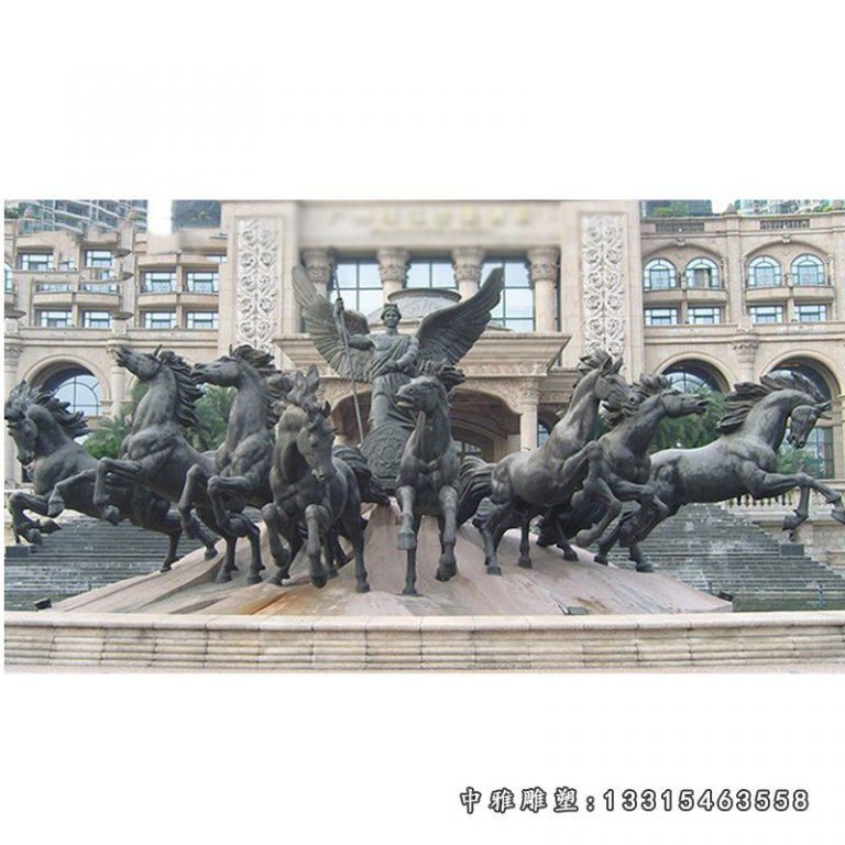 广场铜雕大型马雕塑