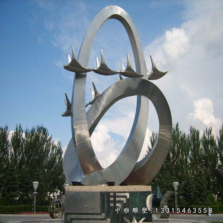 厂家直销景观雕塑特色雕塑可定制不锈钢主题园林雕塑抽象艺术雕塑11755