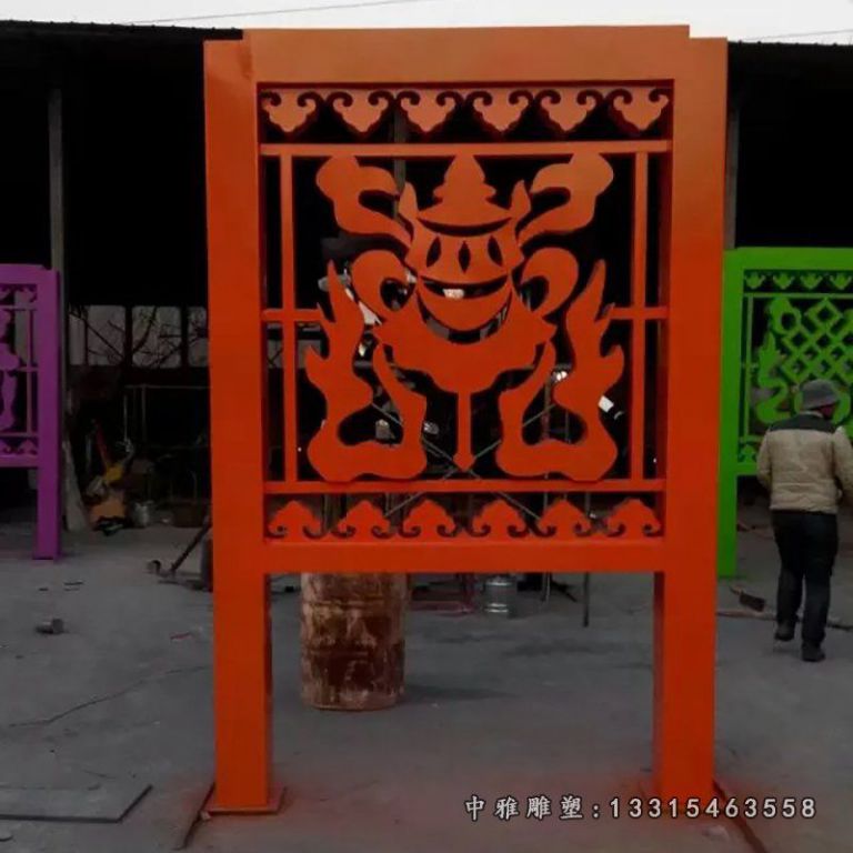 剪纸不锈钢雕塑