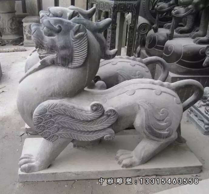 仿古貔貅石雕