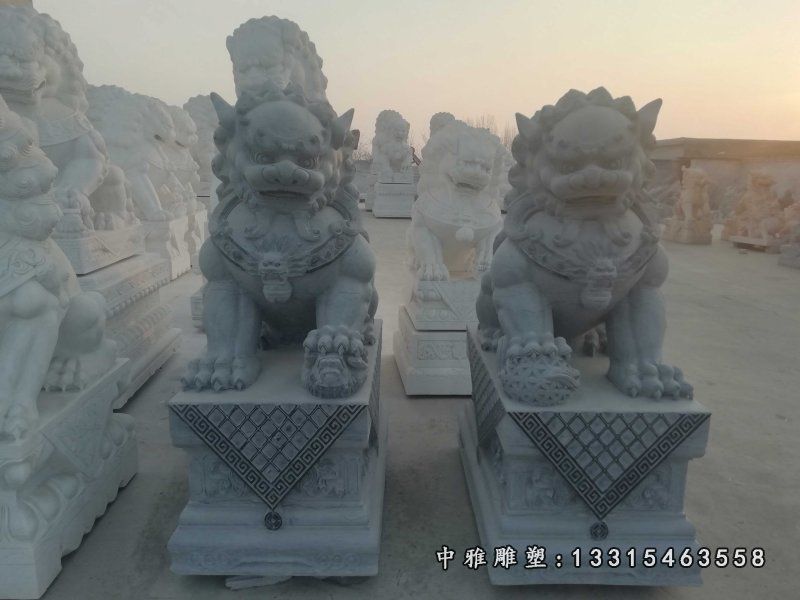 宅门石雕狮子雕塑