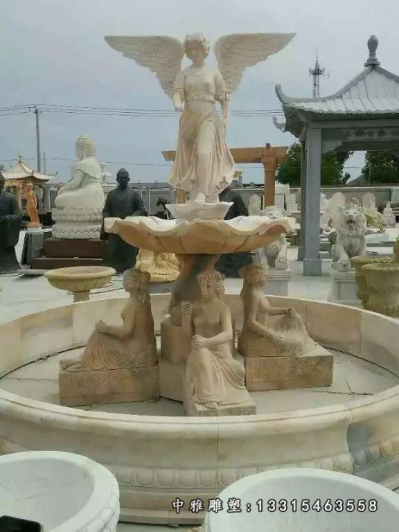 石雕欧式天使雕塑