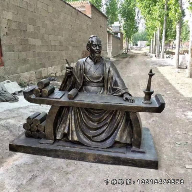 古代名医系列张仲景铜雕 (2)