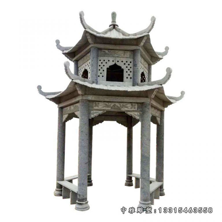 小区石雕凉亭景观