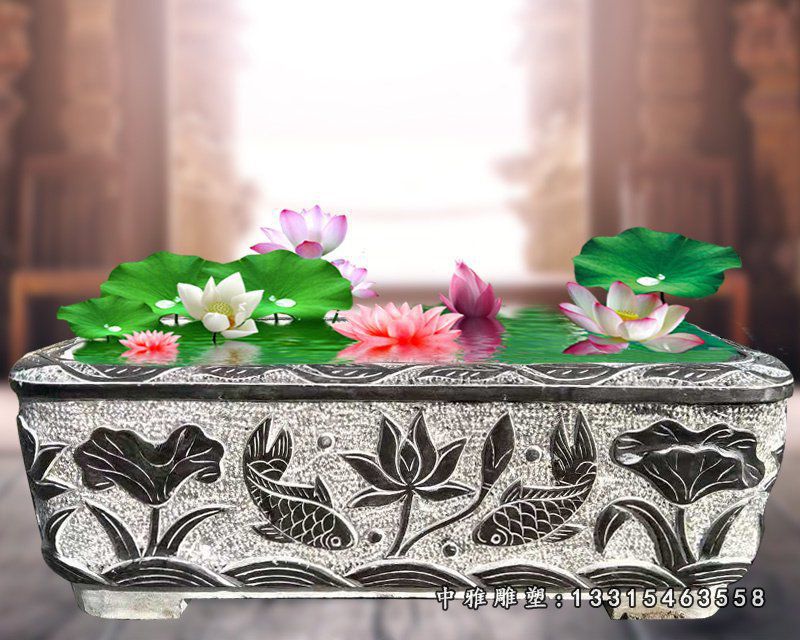 石雕仿古景观水缸