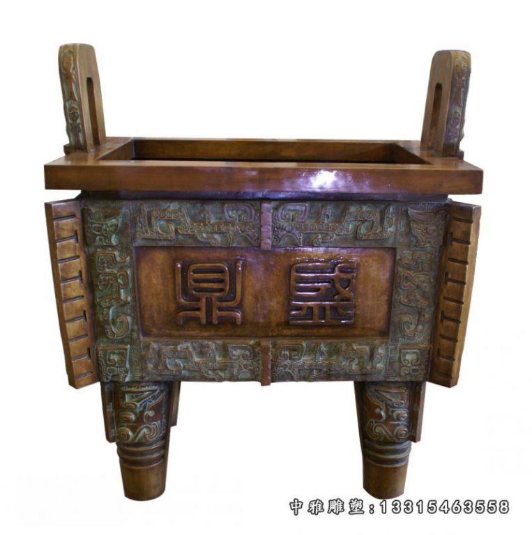 汉白玉麒麟 政府门口摆件貔貅雕塑 大象 不锈钢玻璃钢仿铜花钵69072