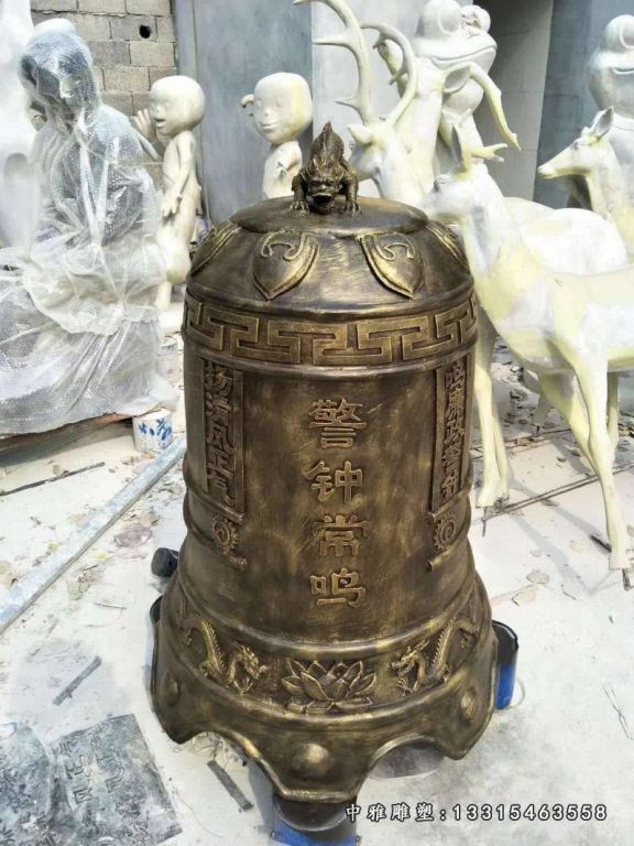 铜雕警钟长鸣钟 (2)