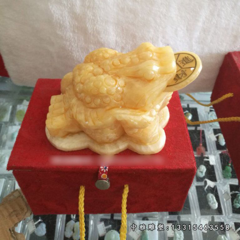 金蟾石雕，招财金蟾雕塑