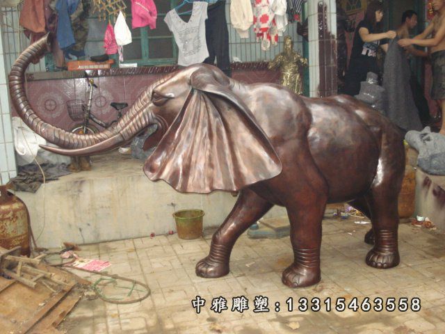 动物铜雕大象雕塑