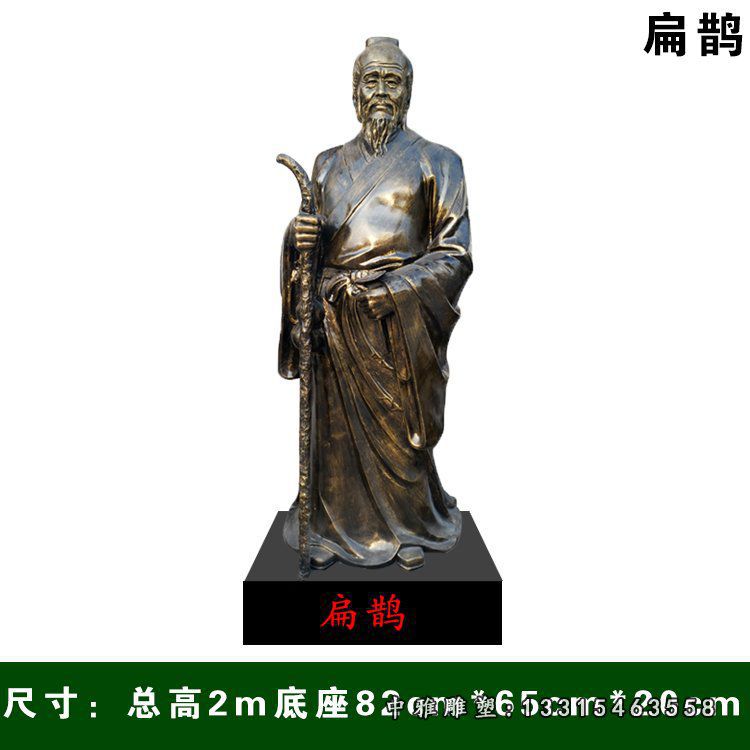 铜雕名医扁鹊雕像