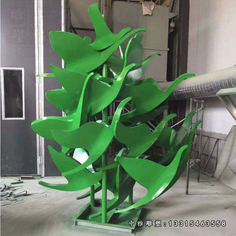 鸽子动物不锈钢雕塑