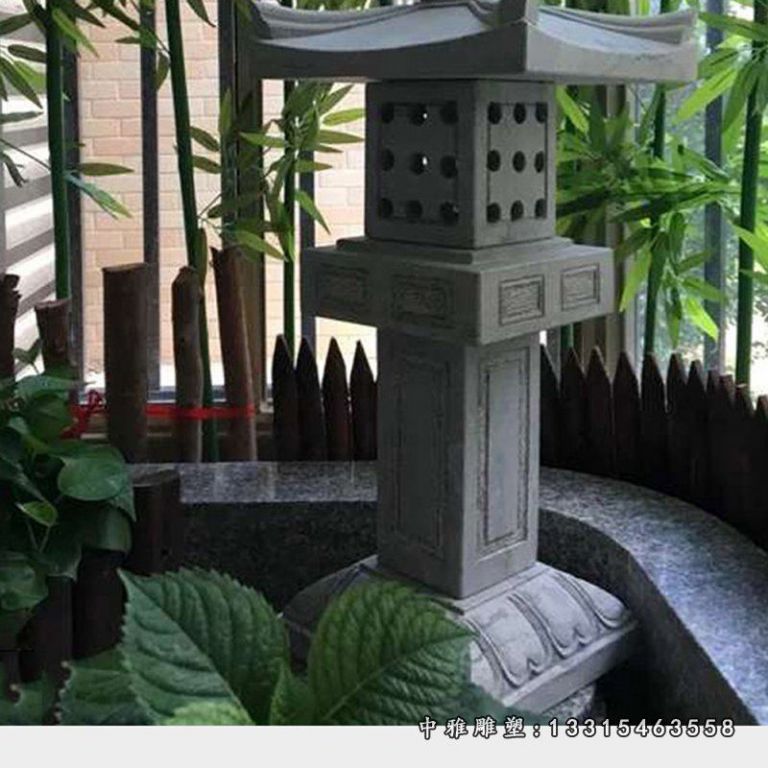 仿古石灯 公园照明石雕灯 (5)
