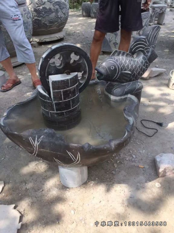 庭院石雕景观流水池
