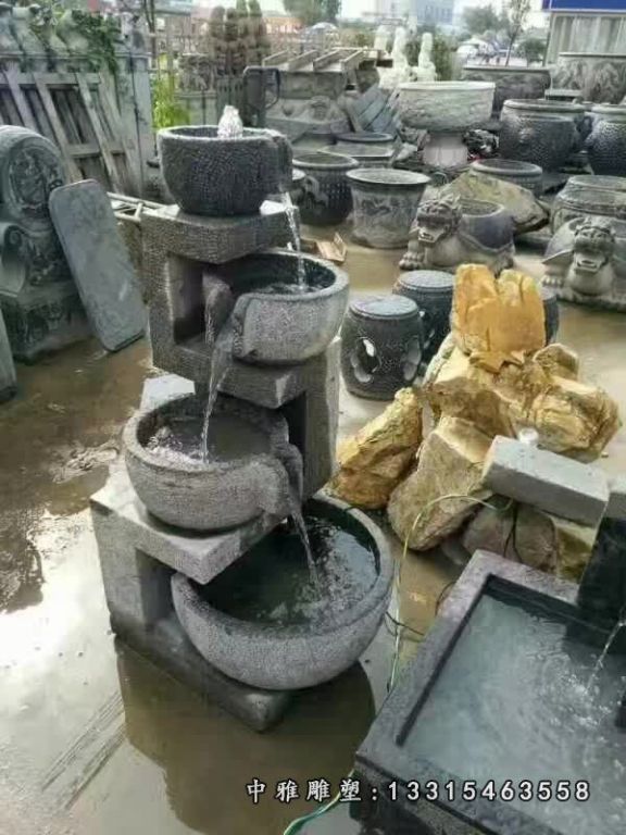 大理石庭院景观喷泉流水池
