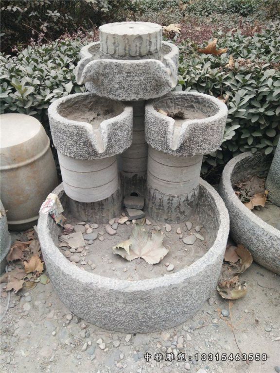 大理石户外景观流水池 (1)