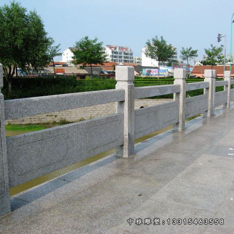 景观石材桥栏杆 寺庙石雕栏杆 景区青石栏板图片 景点花岗岩护栏39554