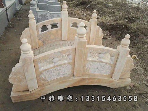 景区石雕小桥雕塑