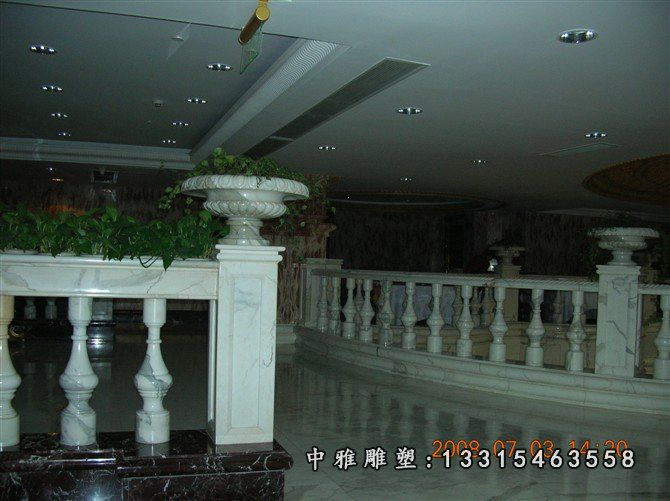 石雕栏杆，大理石栏杆雕塑