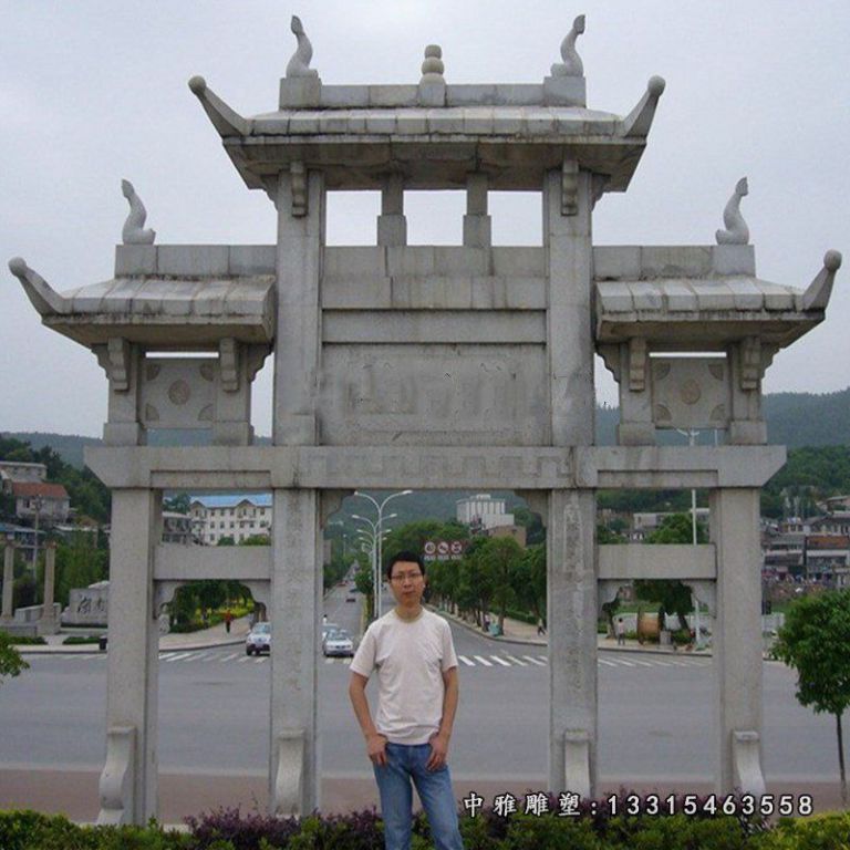 石雕景观大型牌坊