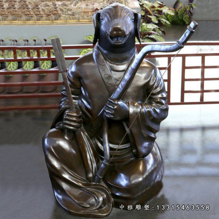 兽首人身十二生肖铜像 (3)