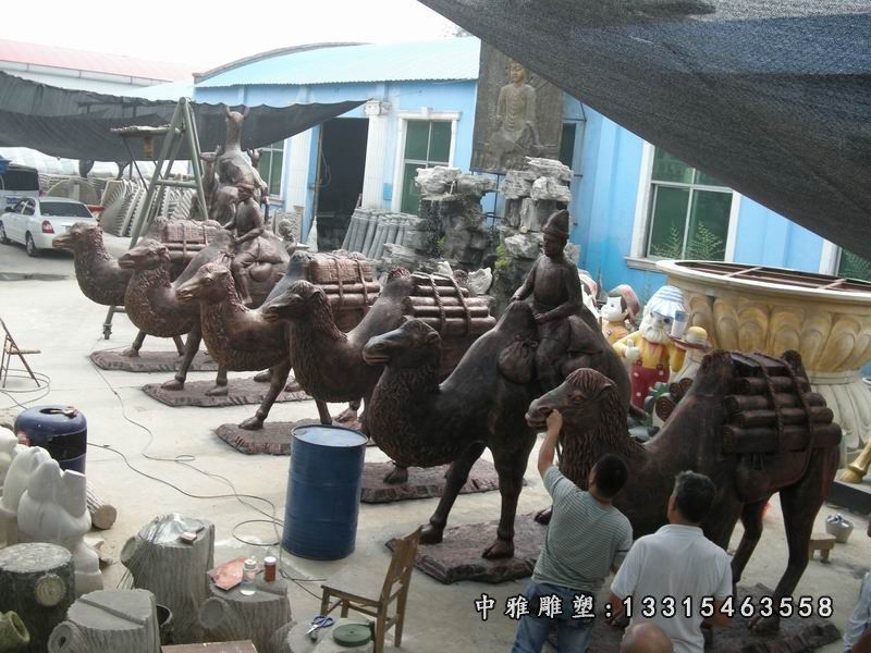 铜雕沙漠双峰骆驼