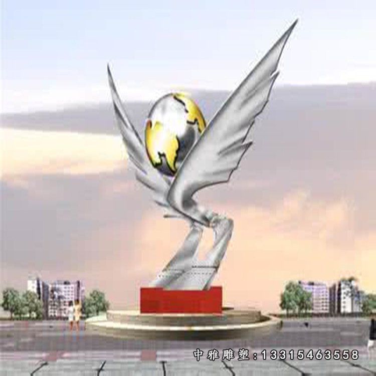 厂家直销景观雕塑特色雕塑可定制不锈钢主题园林雕塑抽象艺术雕塑11756
