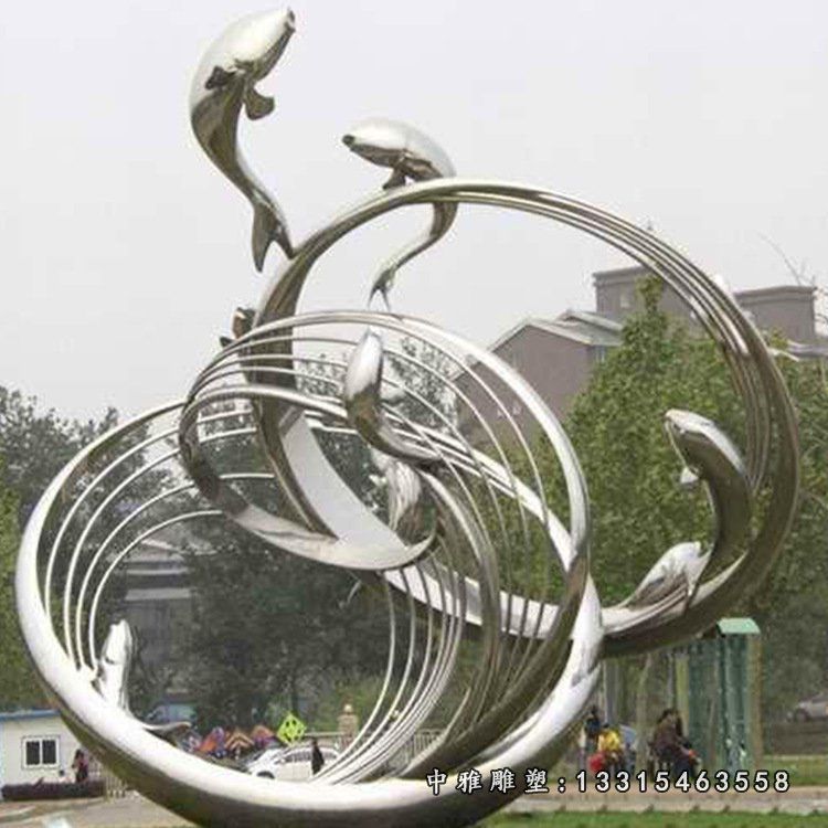 厂家供应不锈钢雕塑大型园林景观雕塑城市雕塑学校校园广场雕塑28953