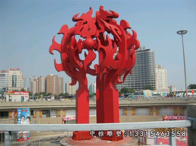 不锈钢广场景观大树