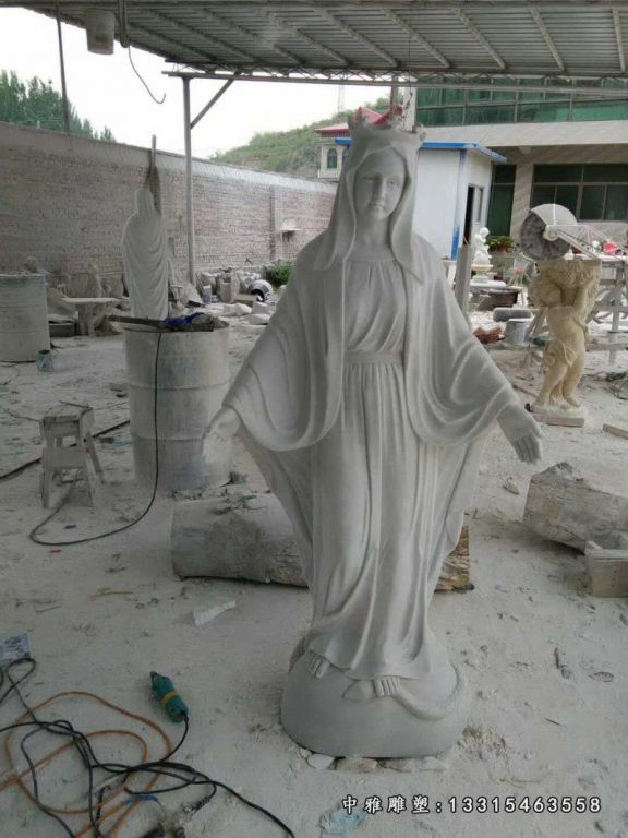 大理石西方宗教人物雕塑 (2)
