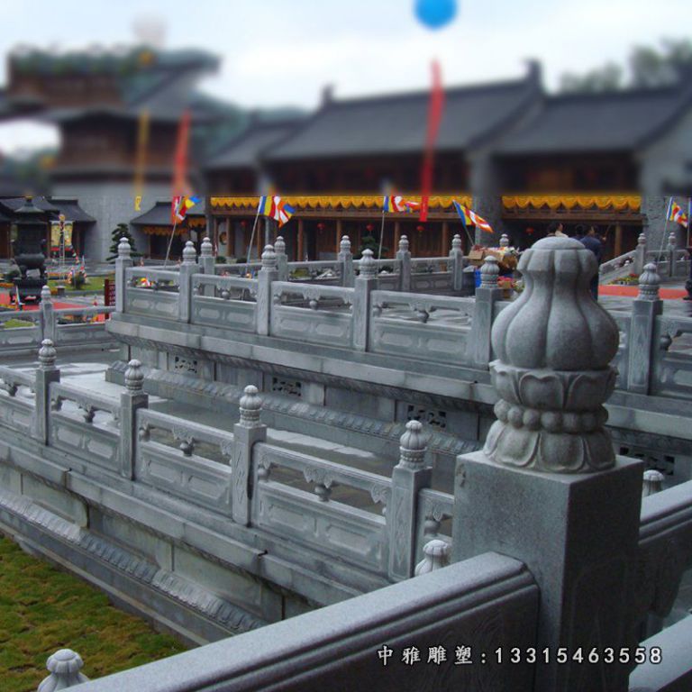 青石栏板，寺庙石栏板