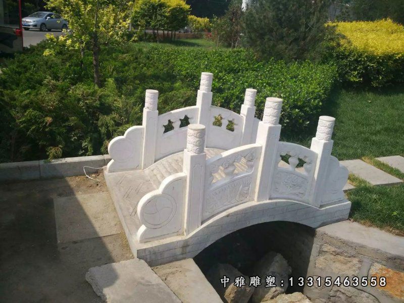 石拱桥，汉白玉石拱桥，公园石拱桥 (1)