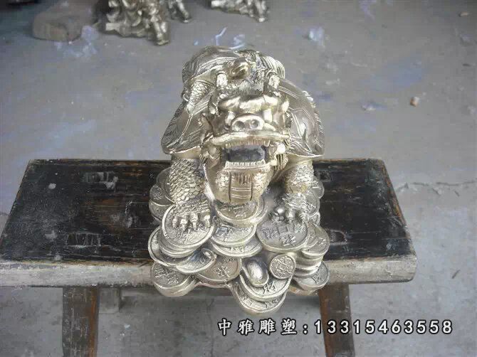 龙龟铜雕，招财龙龟铜雕 (2)