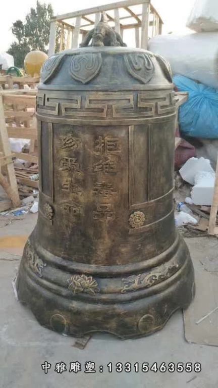 禁毒文化铜雕钟