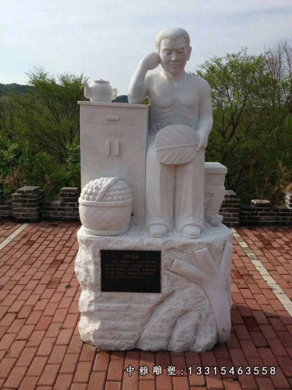 恣蚊饱血石雕，二十四孝石雕 (1)