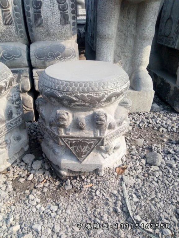 石凳，石门墩，仿古石雕 (1)