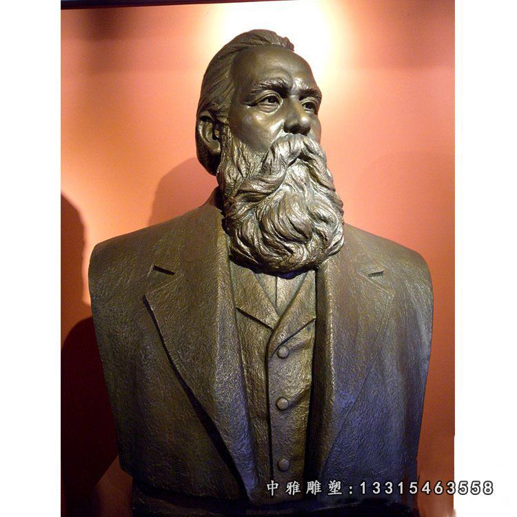 铜雕达尔文校园人物雕塑