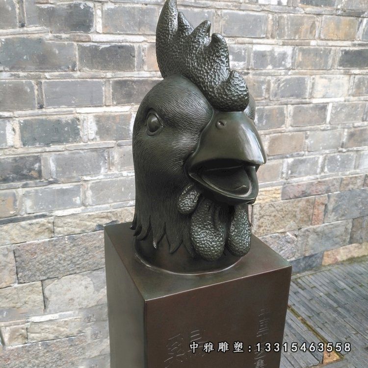 十二生肖兽首铜雕 (3)
